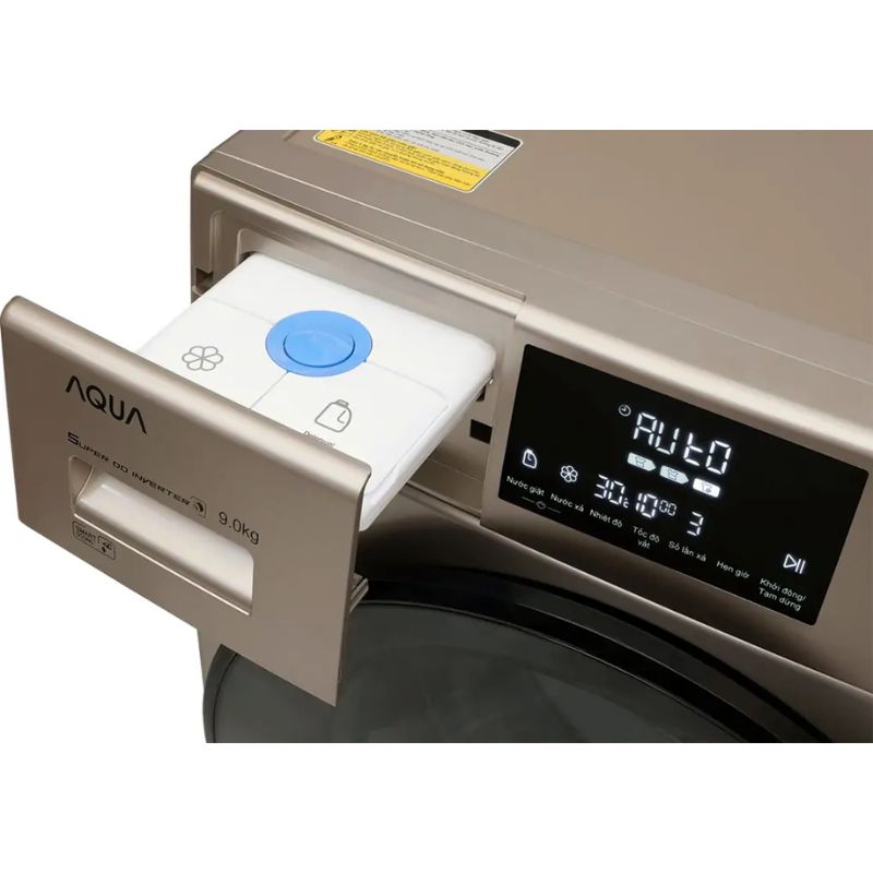Máy Giặt Aqua Inverter 9 Kg AQD-DD900F (N) cửa trước 4 Ảnh máy Giặt Aqua Inverter 9 Kg AQD-DD900F (N) cửa trước