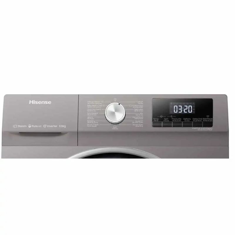 Máy Giặt Hisense Inverter 9.5 Kg WFQY9514EVJMT cửa trước 5 Bảng điều khiển máy Giặt Hisense Inverter 9.5 Kg WFQY9514EVJMT cửa trước