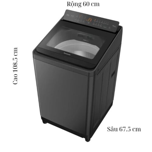 Máy Giặt Panasonic Inverter 12.5 Kg NA-FD125V3BV cửa trên 9 Kích thước máy Giặt Panasonic Inverter 12.5 Kg NA-FD125V3BV cửa trên