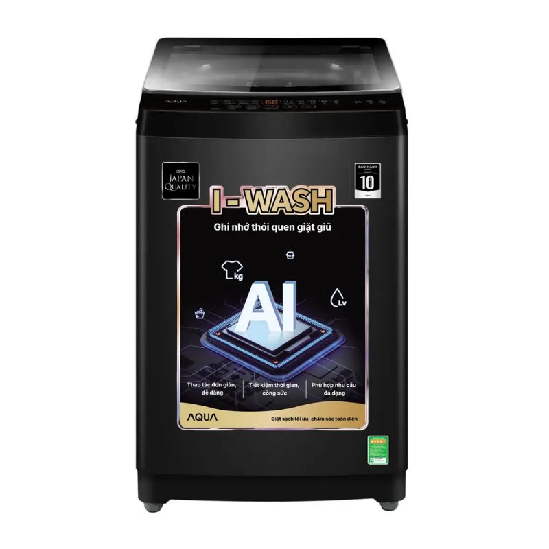 Máy Giặt Aqua 9 Kg AWM9-316K(B) cửa trên 3 Máy Giặt Aqua 9 Kg AWM9-316K(B) cửa trên