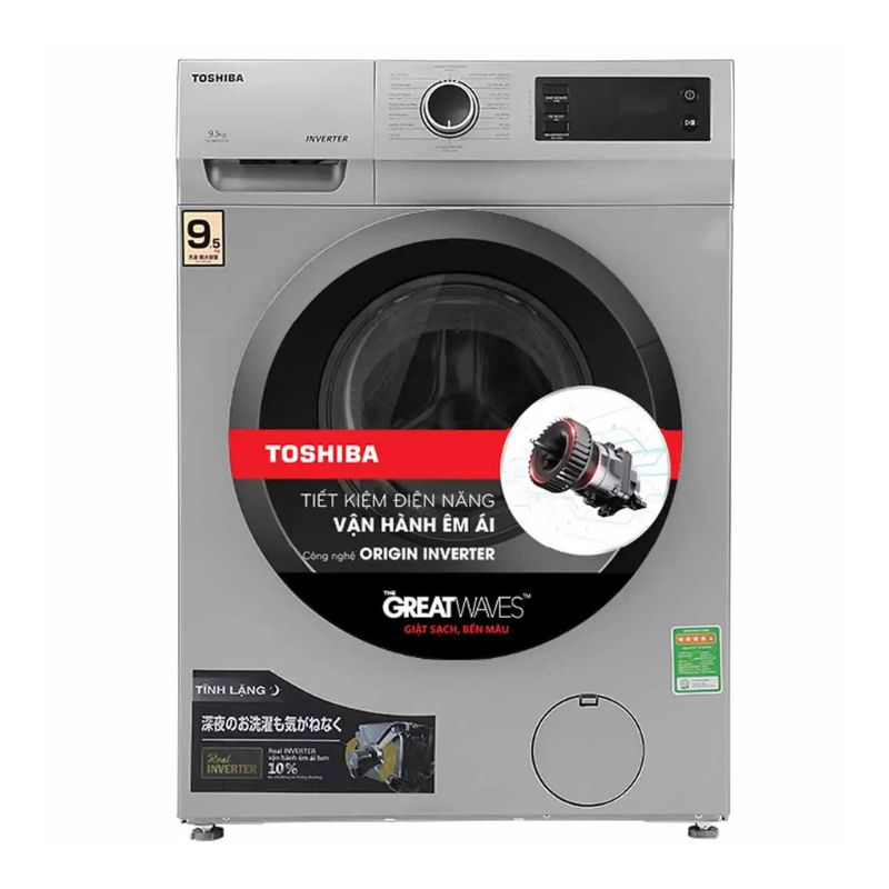 Máy Giặt Toshiba Inverter 9.5 Kg TW-BK105S3V (SK) cửa trước 3 Máy Giặt Toshiba Inverter 9.5 Kg TW-BK105S3V (SK) cửa trước
