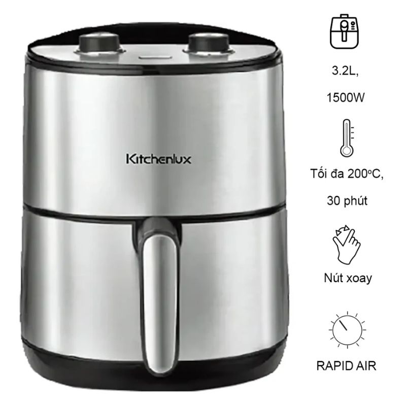 Nồi chiên không dầu Kitchenlux AF68-2 1 Nồi chiên không dầu Kitchenlux AF68-2