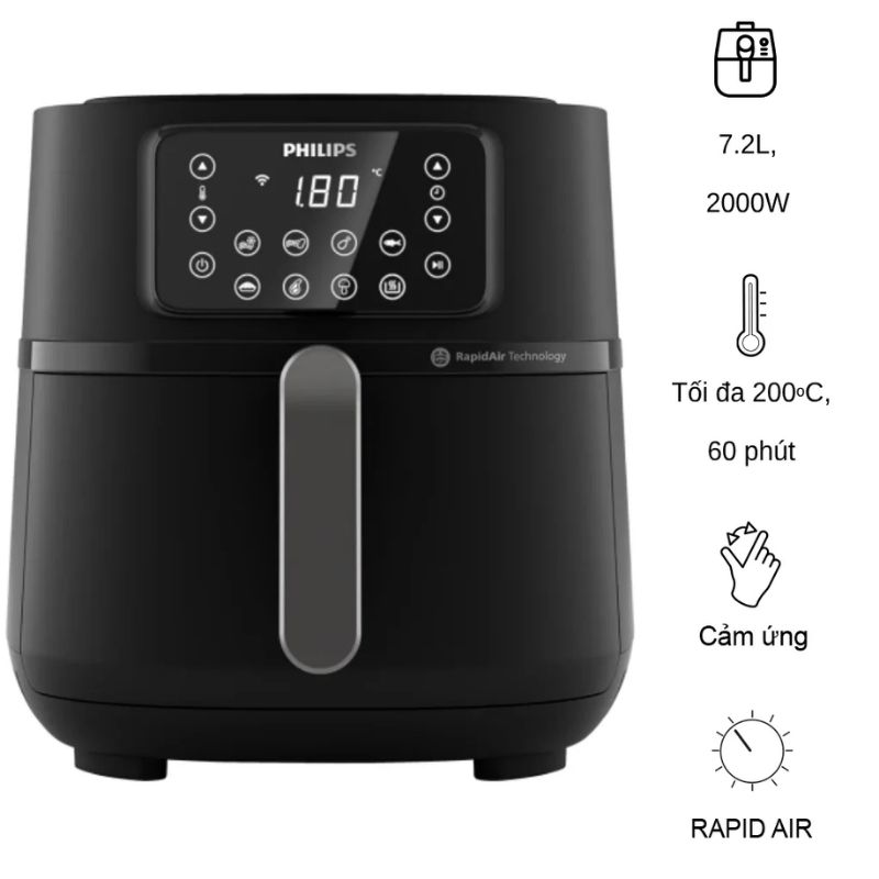 Nồi chiên không dầu Philips HD9285/90 3 Nồi chiên không dầu Philips HD9285/90