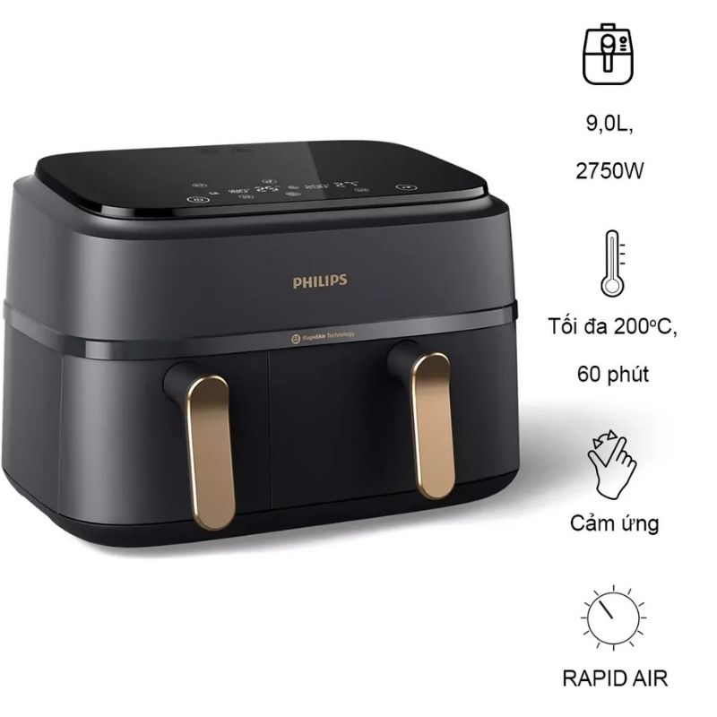 Nồi chiên không dầu Philips NA352/00 2 Nồi chiên không dầu Philips NA352/00