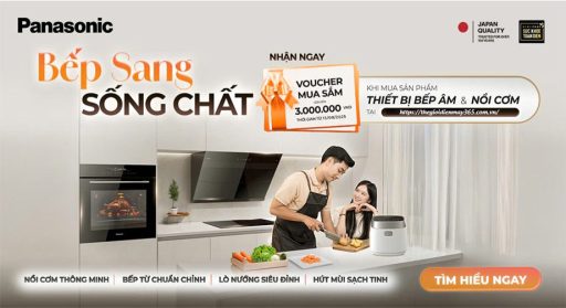 GIẢM GIÁ CỰC SÂU đến 10 triệu đồng khi mua bộ sản phẩm Bếp Sang, Sống Chất từ Panasonic(tgdm)