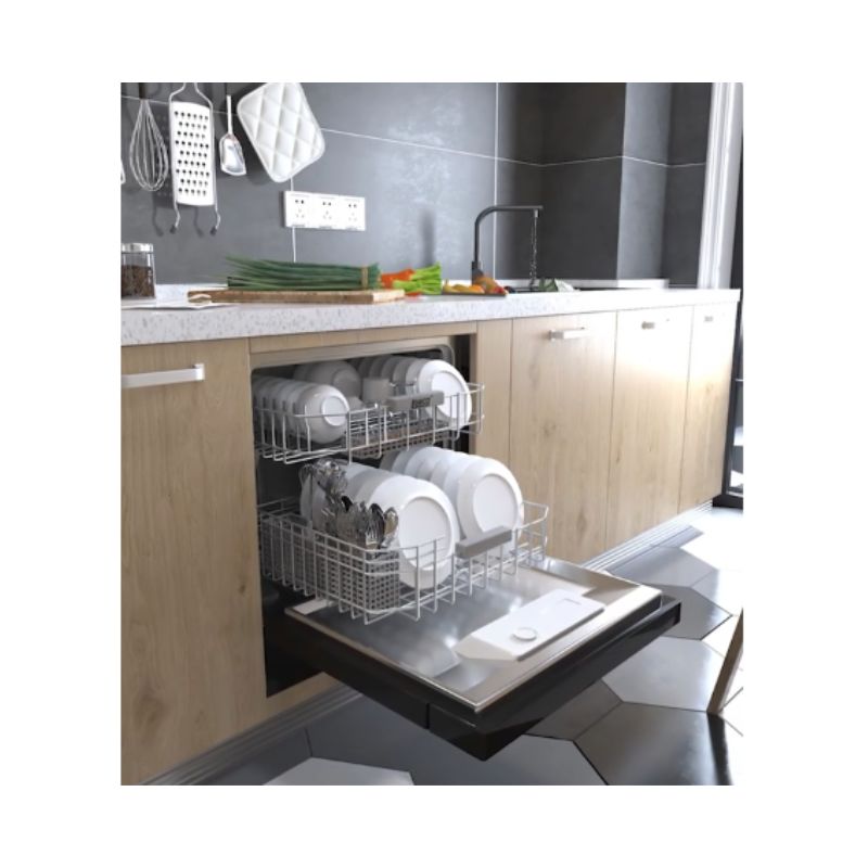 Máy rửa bát Lorca TA 916 DWB 5 hệ thống khay rửa của máy rửa bát Lorca TA 916 DWB