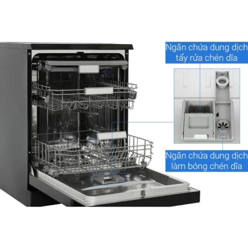 Máy rửa chén độc lập Hafele HDW-F60EB 538.21.310 14 bộ 11 Cấu tạo Máy rửa bát độc lập Hafele HDW-F60EB 538.21.310