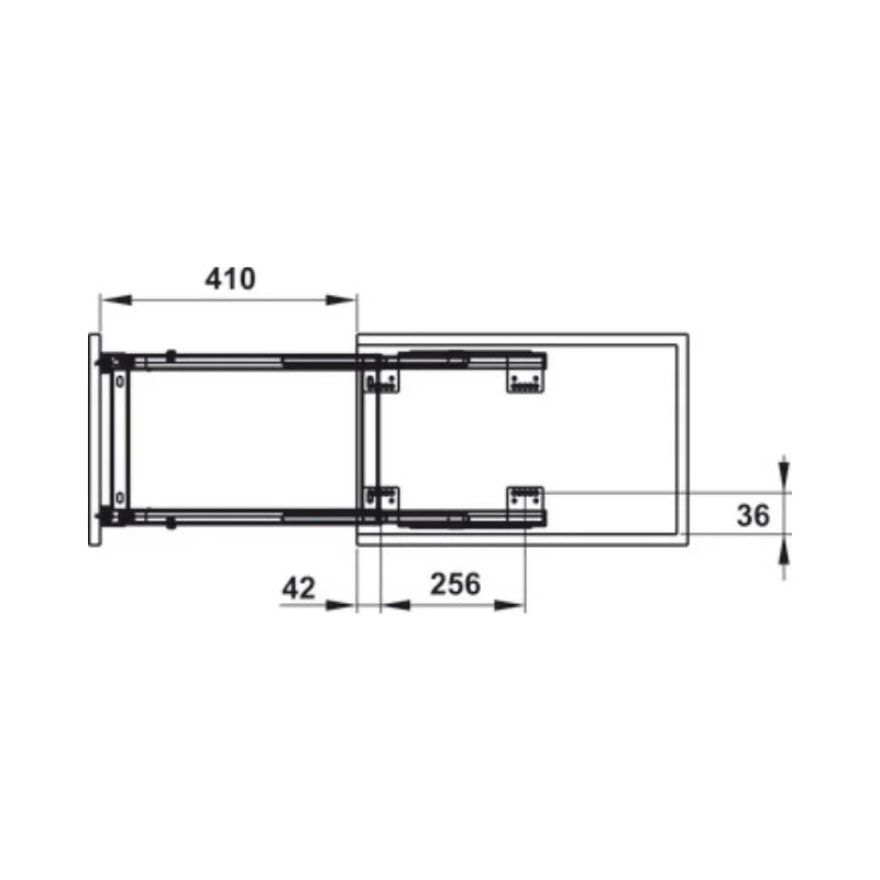 Bộ rổ dao thớt, chai lọ Sonata Hafele 549.20.011 Inox 304 4 Kích thước của Bộ rổ dao thớt, chai lọ Sonata Hafele 549.20.011 Inox 304