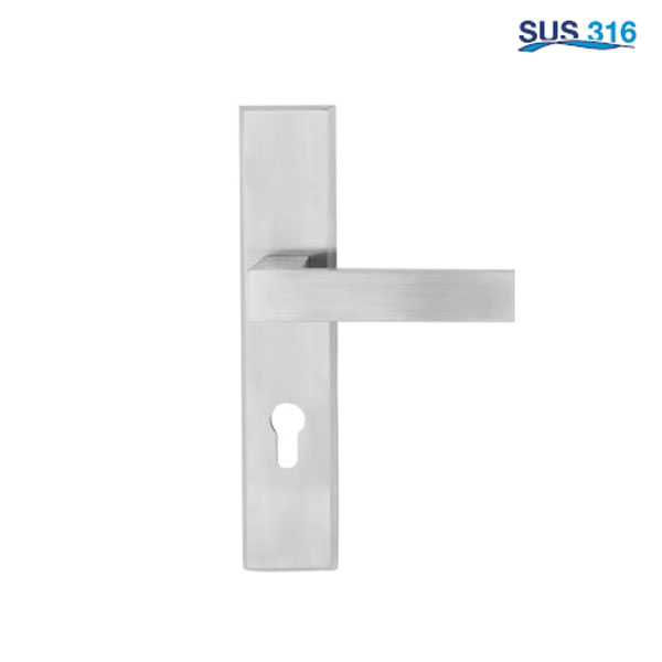 Tay nắm gạt đế dài C/C 72mm Hafele 903.78.591 3 Tay nắm gạt đế dài C/C 72mm Hafele 903.78.591