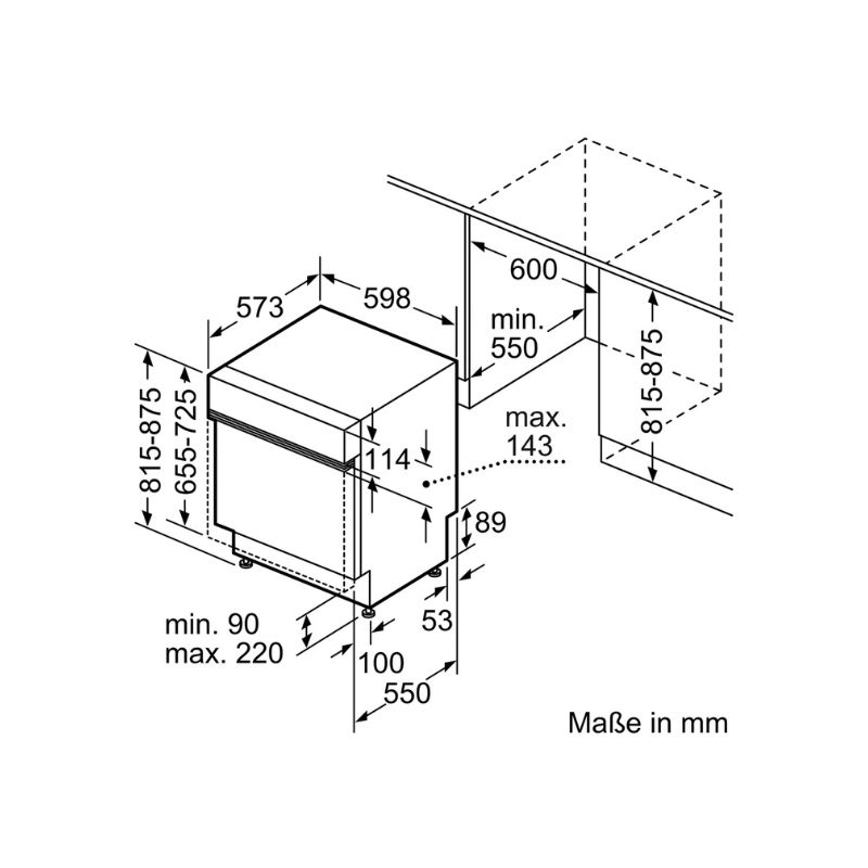 Máy rửa bát Bosch SMI6ECS57E 14 bộ 9 Máy rửa bát Bosch SMI6ECS57E 14 bộ