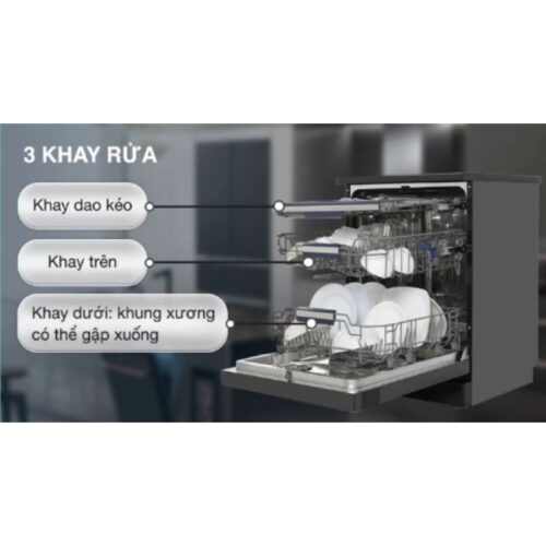 Máy rửa bát độc lập Hafele HDW-F6051S 538.21.370 14 Khay rửa của máy rửa bát độc lập Hafele HDW-F6051S 538.21.370