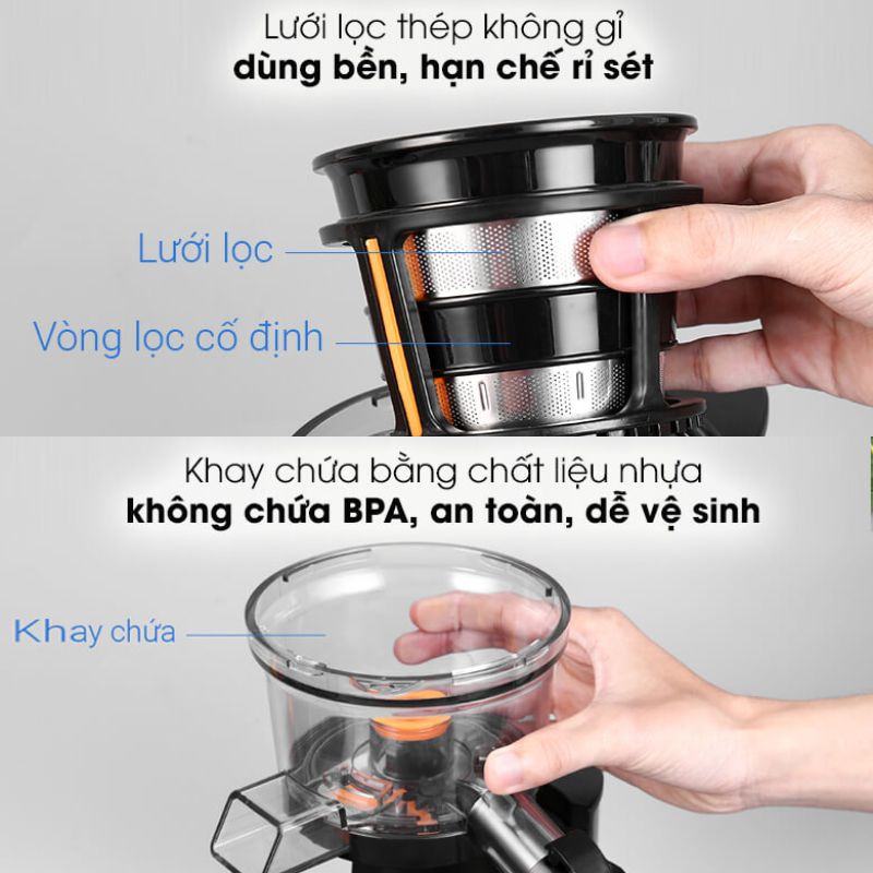 Máy ép chậm Hafele GS-133N 535.43.811 5 Chi tiết máy ép chậm Hafele GS-133N 535.43.811