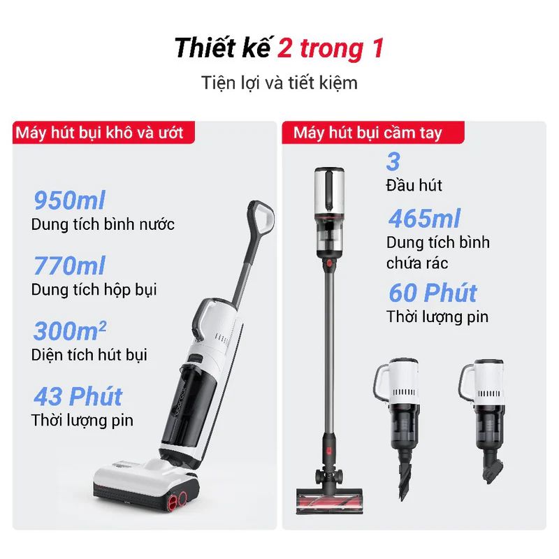 Máy hút bụi lau nhà Roborock Dyad Pro Combo 4 Ảnh máy hút bụi lau nhà Roborock Dyad Pro Combo