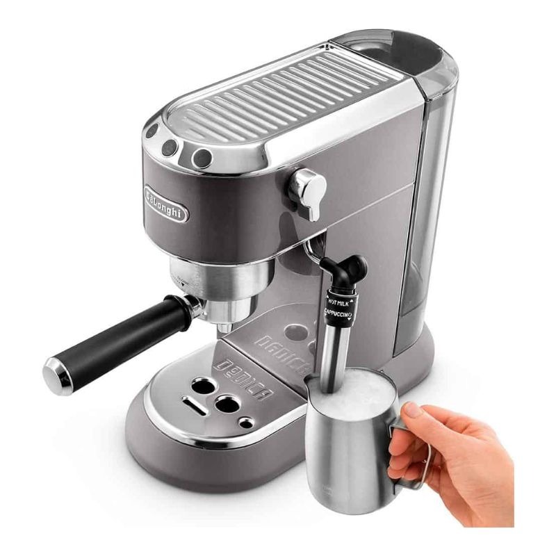 Máy pha cafe thủ công DeLonghi EC785.GY Dedica Metallics 5 Ảnh máy pha cafe thủ công DeLonghi EC785.GY Dedica Metallics