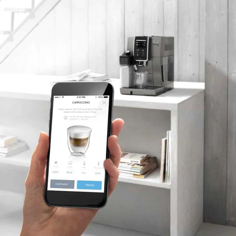 Máy pha cafe De’Longhi Dinamica Plus ECAM 370.95.T 7 Điều khiển máy pha cafe De’Longhi Dinamica Plus ECAM 370.95.T