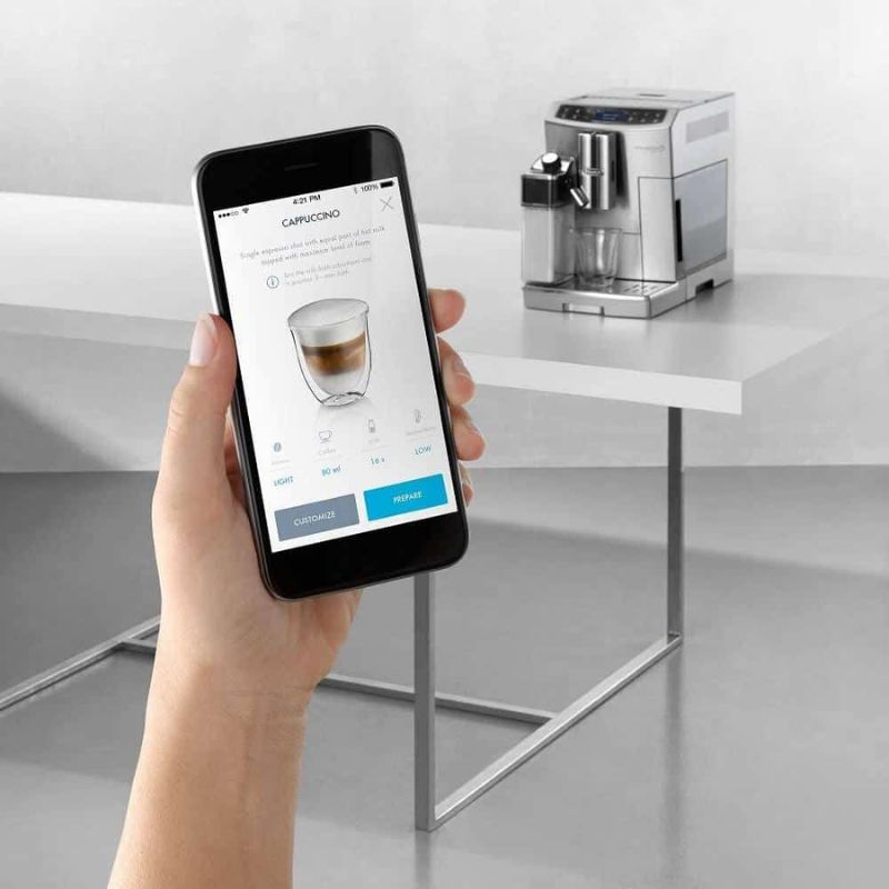 Máy pha cafe De’Longhi PrimaDonna S Evo ECAM 510.55.M 6 Điều khiển máy pha cafe De’Longhi PrimaDonna S Evo ECAM 510.55.M