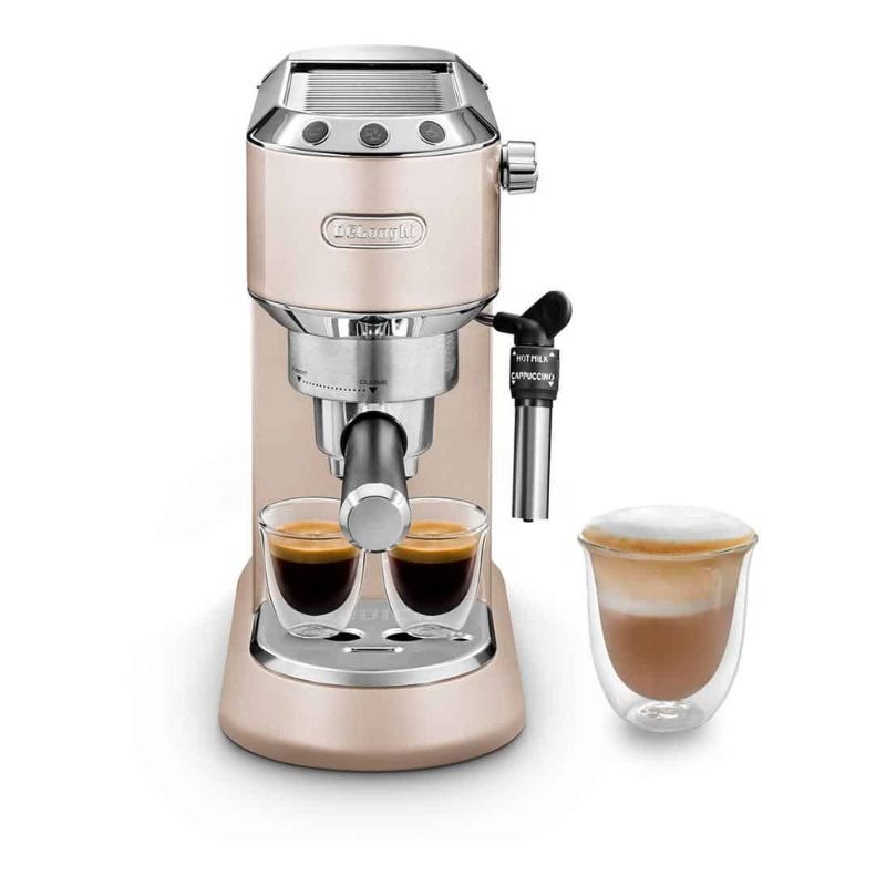 Máy pha cafe thủ công DeLonghi EC785.BG Dedica Metallics 3 Máy pha cafe thủ công DeLonghi EC785.BG Dedica Metallics