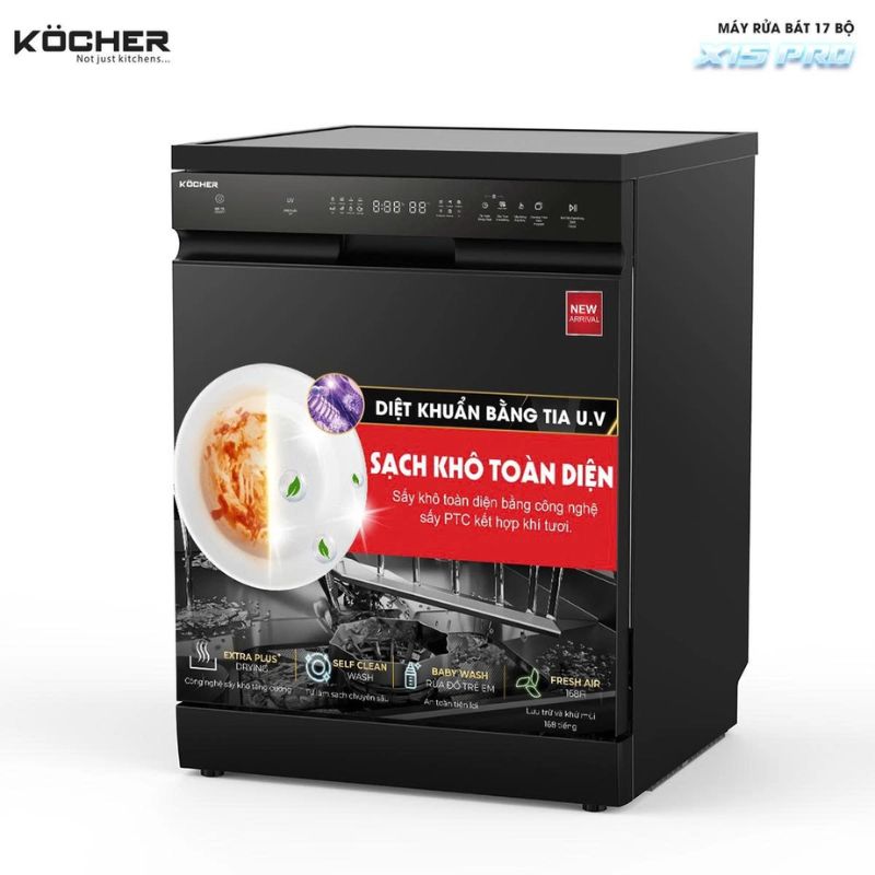 Máy rửa bát Kocher X15B PRO 5 Máy rửa bát Kocher X15B PRO - Ảnh 3