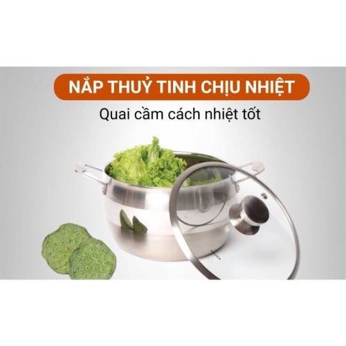 Nắp Nồi inox Malloca SA-099 cao cấp
