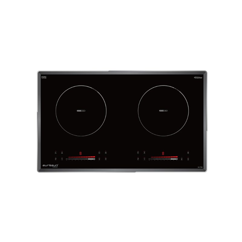 Bếp từ đôi Eurosun EU-T756 lắp âm 3 Bếp từ 2 vùng nấu Eurosun EU-T756