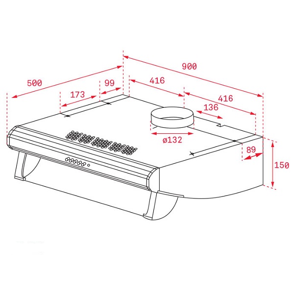 Máy hút mùi TEKA C 9420 40466250 5 Máy hút mùi TEKA C 9420 40466250 - Ảnh 3