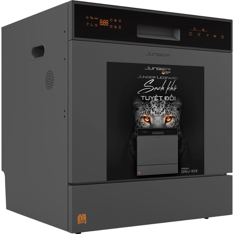 Máy rửa bát độc lập Junger Leopard DWJ-103 5 Góc nghiêng Máy rửa bát độc lập Junger Leopard DWJ-103