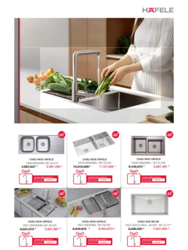 Đại tiệc SALE cùng Häfele 2025: Giảm đến 40%, sắm ngay kẻo lỡ! 5 thietbinhabep2