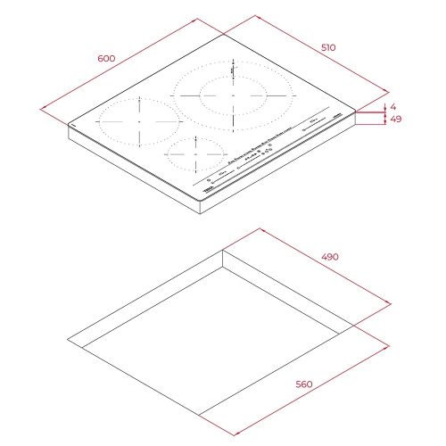 Bếp từ Teka 3 vùng nấu IZC 63630