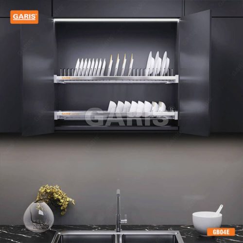 Giá bát đĩa cố định 2 tầng Garis GB04.80E