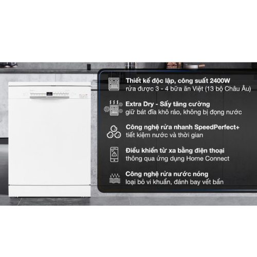 Máy rửa chén độc lập Bosch SMS4HAW48E