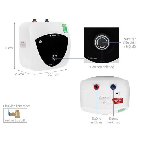 Thiết kế Bình nóng lạnh AN LUX 6 BE 6 lít