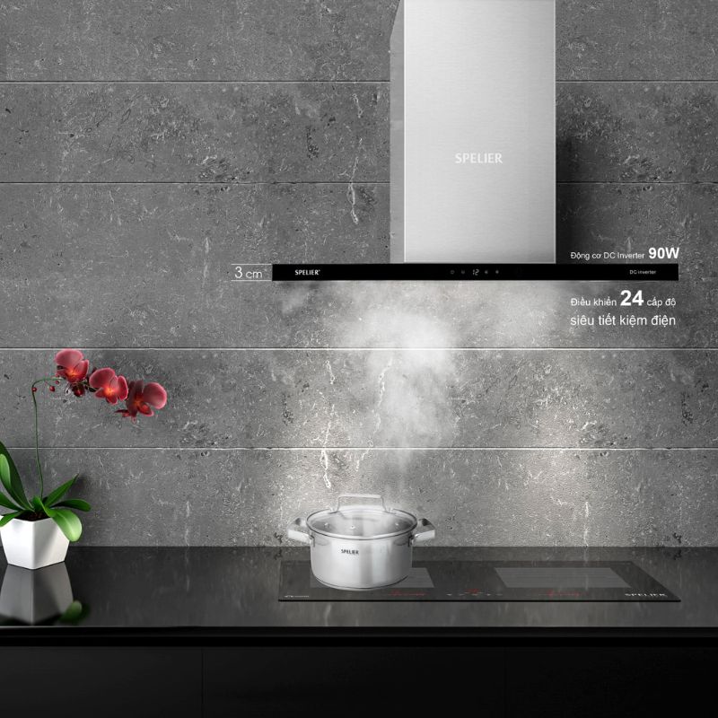Máy hút mùi Spelier SP-110 DC 70CM 5 Tính năng Máy Hút mùi Spelier SP-110 DC 70
