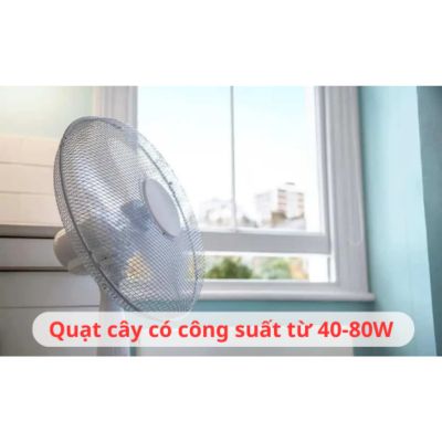 Quạt trần và quạt cây quạt nào tốn điện hơn? 2 Công suất quạt cây