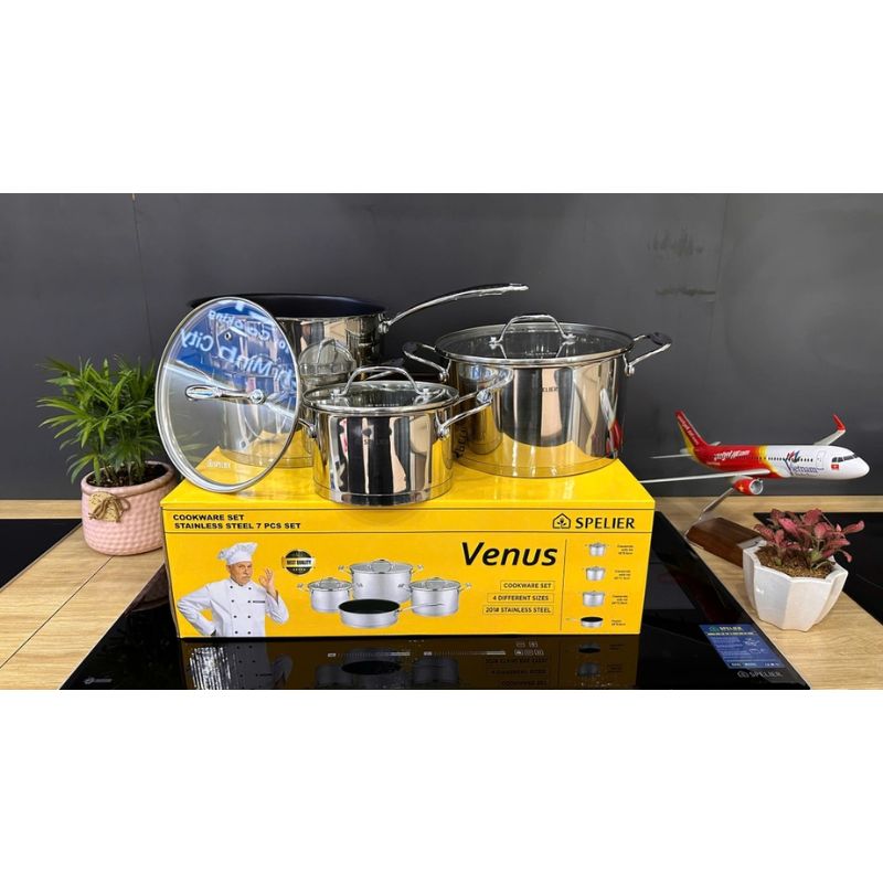 Bộ nồi inox Spelier VENUS 7 món 2 Bộ nồi inox Spelier VENUS 7 món