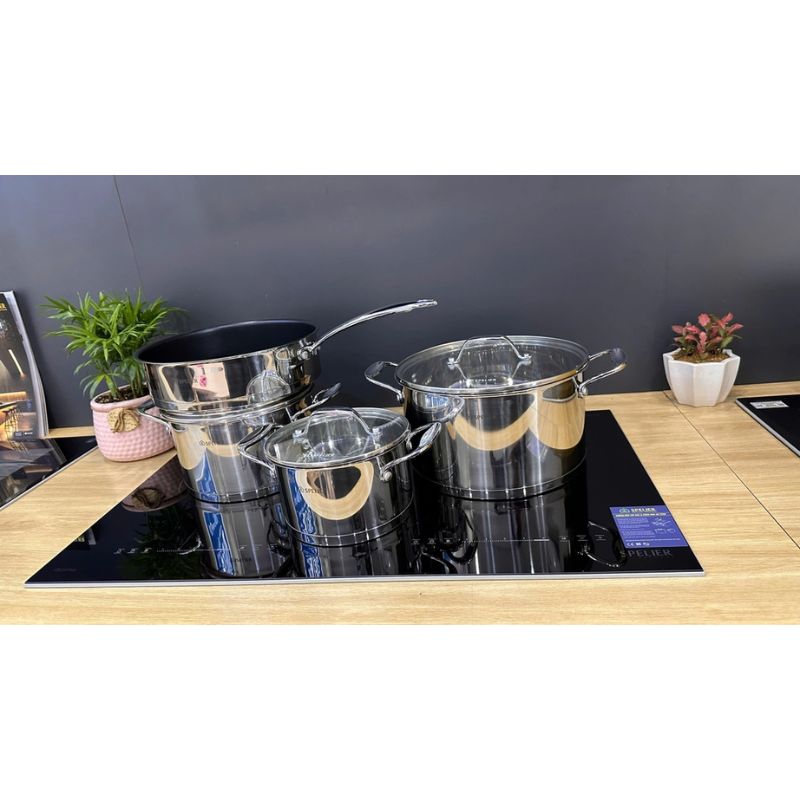 Bộ nồi inox Spelier VENUS 7 món 4 Bộ nồi inox Spelier VENUS 7 món - Ảnh 3