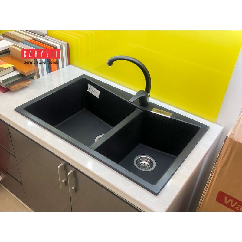 Chậu rửa bát Carysil LMC5-03 Nera 4 Chậu rửa bát Carysil LMC5-03 Nera - Ảnh 2