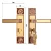Khóa cửa chính Demax CLK319 Brass 1 clk319 brass