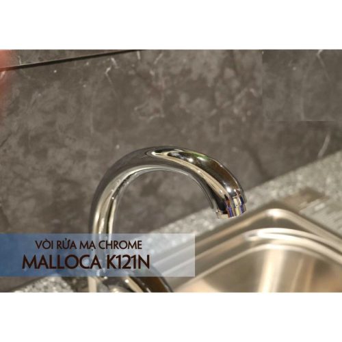 Vòi rửa Malloca inox K121N 9 Cận cảnh Vòi rửa Malloca inox K121N