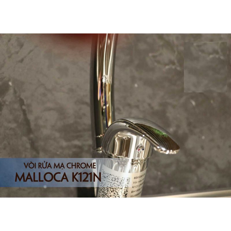 Vòi rửa Malloca inox K121N 6 Chi tiết Vòi rửa Malloca inox K121N