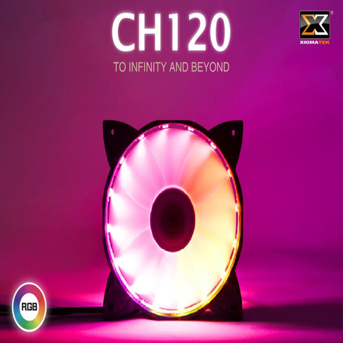XIGMATEK GALAXY PREMIUM  - (CH120+CHB1) - RGB: RAINBOW (PACK x3, CONTROLLER, POWER HUB)