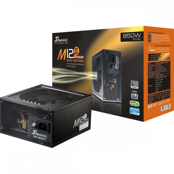 Seasonic 850w M12I-850 Evo Edition - 80 PLUS® BRONZE