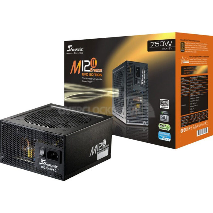 Seasonic 750w M12II-750 Evo Edition - 80 PLUS® BRONZE
