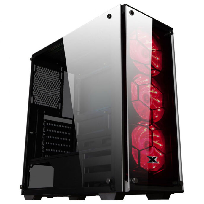 XIGMATEK VENOM X - XIGMATEK X9  - RED LED, 15 LIGHT