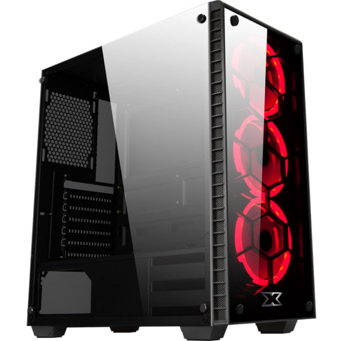 XIGMATEK VENOM R - XIGMATEK X12R - RED RING LED