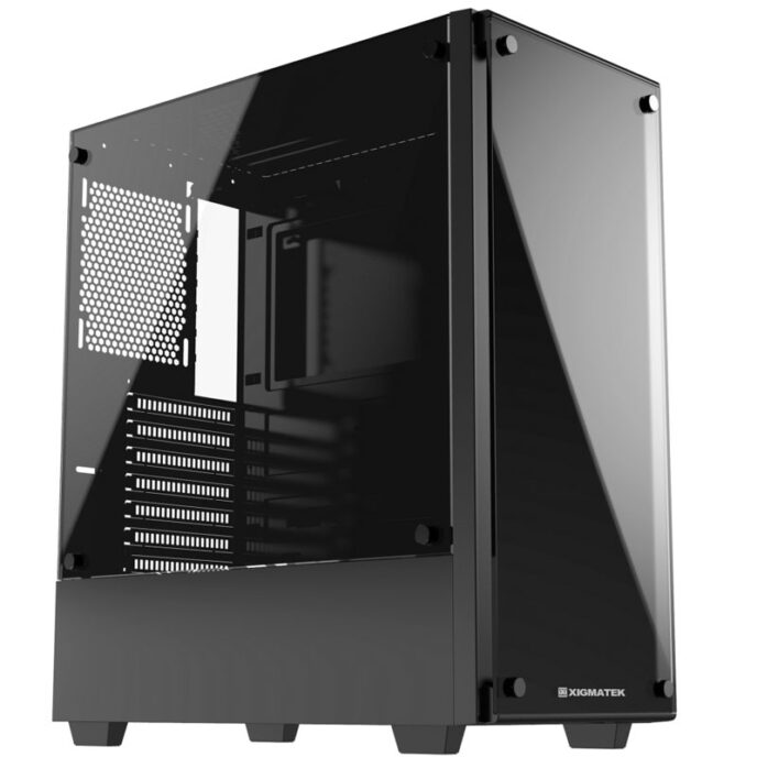 XIGMATEK ARTEMIS BLACK - GAMING ATX, 2 SIDE TEMPERED GLASS, NO FAN