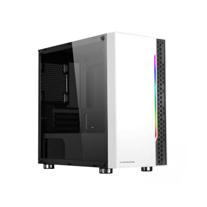 XIGMATEK GEMINI WHITE - PREMIUM M-ATX, RGB STRIP