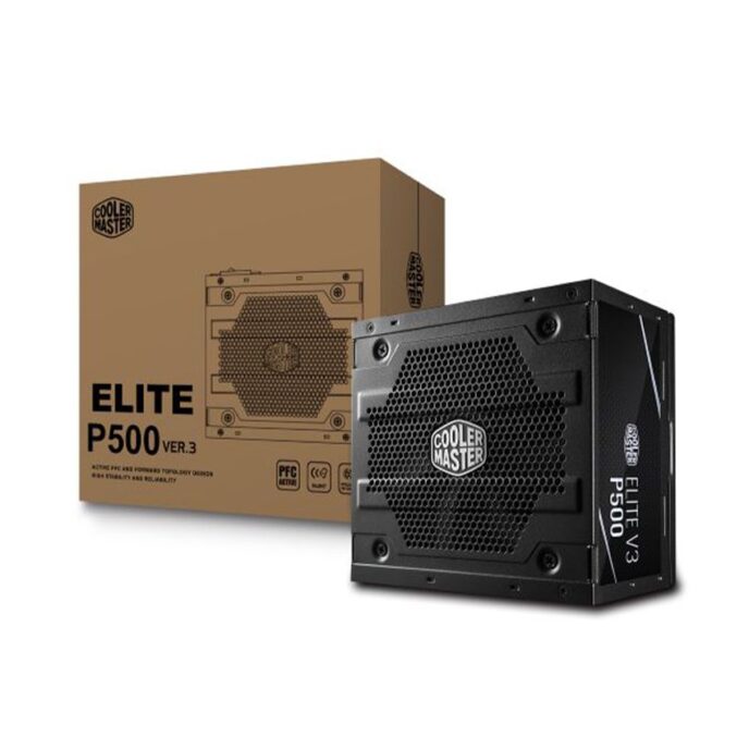 NGUỒN MÁY TÍNH COOLER MASTER ELITE V3 230V PC500 500W (MÀU ĐEN)