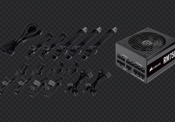 Nguồn máy tính Corsair RM750 80 Plus Gold - Full Modul - CP-9020195-NA