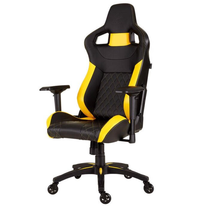 Ghế game Corsair T1 RACE Black Yellow