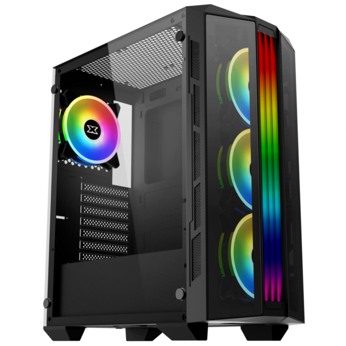 XIGMATEK TRIPLE X (EN44245) - PREMIUM ATX, RGB STRIP